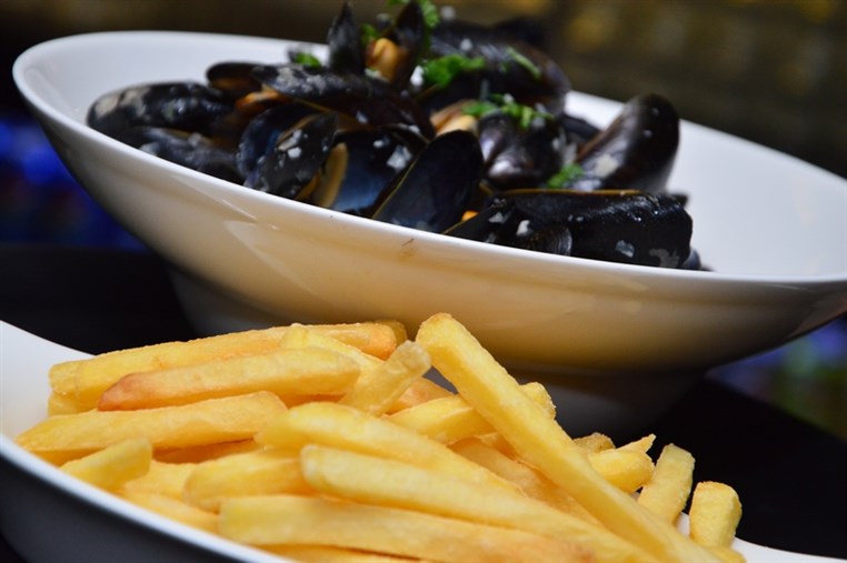 Moules et Frites at Monte Cassino